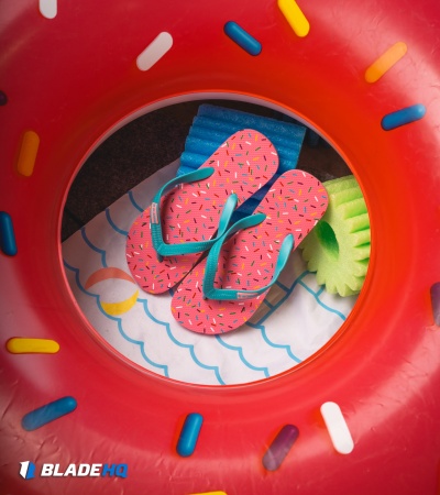 Blade HQ Exclusive Dessert Warrior Flip Flops